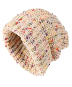 Gorros clásicos gruesos de invierno y otoño con gorro cómodo de colores mezclados