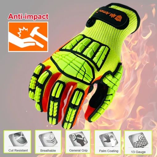 Guantes Antivibraciones y Protección NMSafety