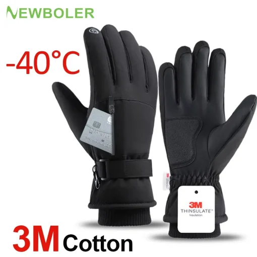 Guantes Ciclismo Invierno Hombres Impermeables