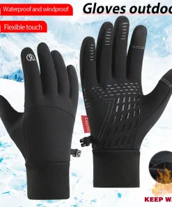 Guantes a prueba de agua y táctiles de invierno