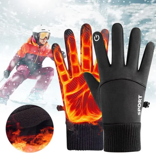 Guantes cálidos de ciclismo para pantalla táctil