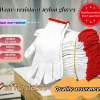 Guantes de Trabajo de Algodón Tejido, 12 Pares