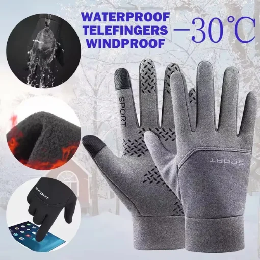 Guantes de invierno para ciclistas hombre mujer