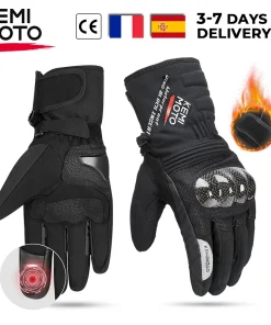 Guantes de moto KEMIMOTO CE de invierno