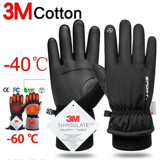 Guantes invernales hombre impermeable ciclismo