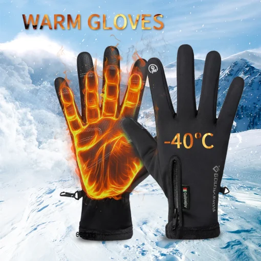 Guantes moto invierno térmicos transpirables