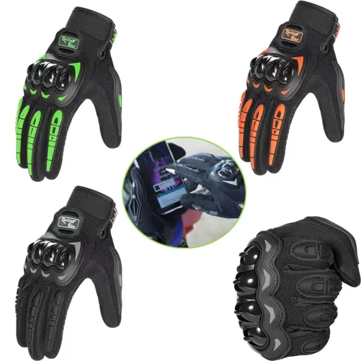 Guantes moto pantalla táctil hombre