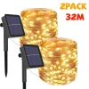 Guirnaldas LED solares 32m22m11m7m