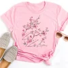 Hermosas camisetas estampadas con flores