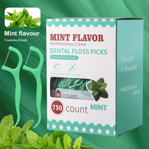 Hilo dental desechable portátil Mint