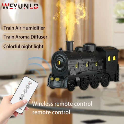 Humidificador de aire para tren con aceites aromáticos