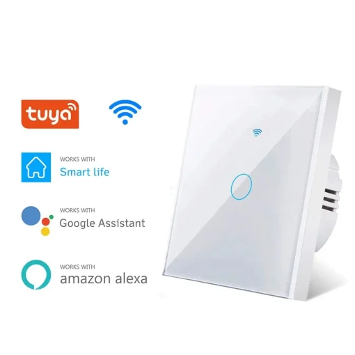 Interruptor inteligente Wi-Fi Tuya para luces UE