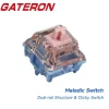 Interruptor melódico táctil fuerte Gateron MX Clicky 60 gf