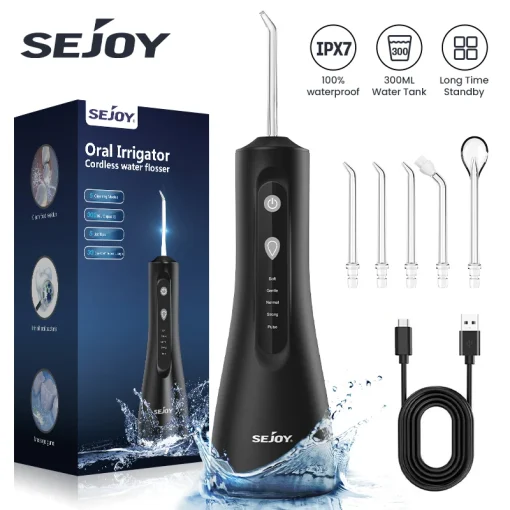 Irrigador bucal inalámbrico Sejoy Sonicare