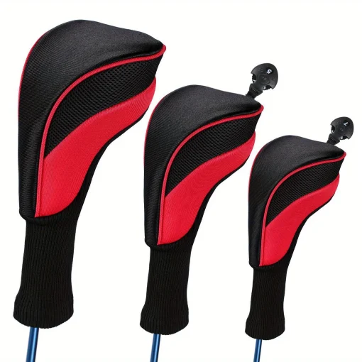 Juego de 3 fundas premium para palos de golf