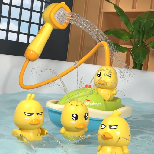 Juguetes de baño de pato eléctricos