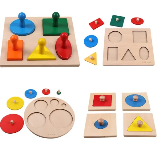 Juguetes de puzzle Montessori