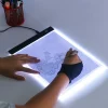 Juguetes infantiles para dibujar, tableta de dibujo regulable de 3 niveles, tablero de copia LED, tamaño A5, herramientas educativas de aprendizaje para niños