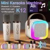 Karaoke portátil Bluetooth 1-2 Micrófonos