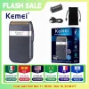 Kemei KM-2024 Afeitadora eléctrica recargable USB