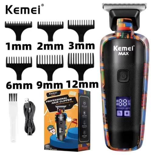 Kemei recortador de pelo eléctrico