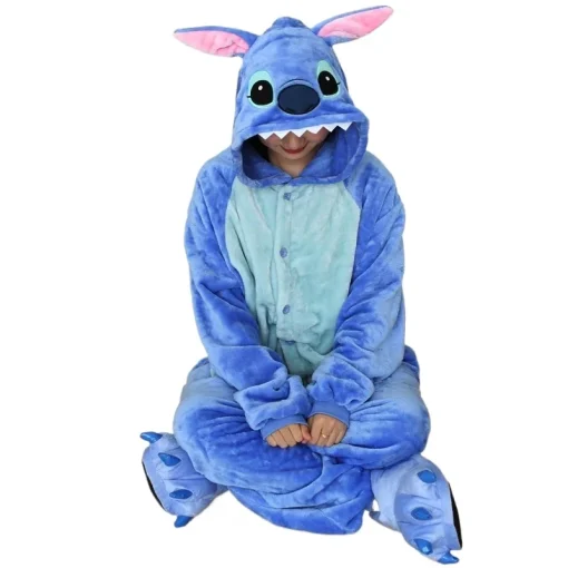 Kigurumi Stitch Pijama de dibujos animados