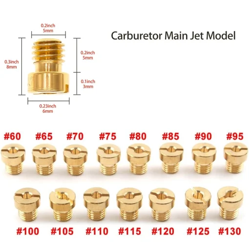 Kit 15 Surtidores Principales Carburador M5