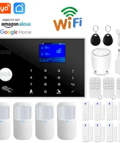 Kit Alarma Antirrobo Inalámbre Armado de Casa GSM Wifi