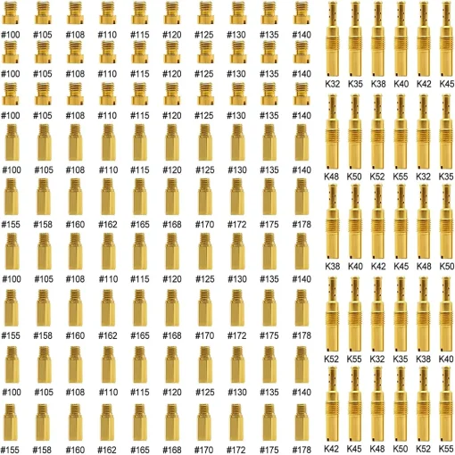 Kit de Chorro Principal de Carburador 40&120 Pcs