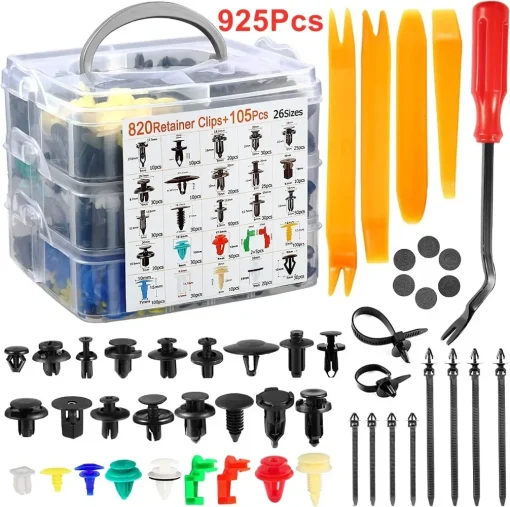 Kit de clips para sujetador automático de 925 piezas