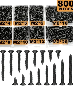 Kit surtido tornillos autorroscantes