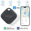 Localizador GPS de etiqueta inteligente de larga distancia para localizador de llaves Air Tag Billetera para mascotas Bicicleta Alarma antipérdida Mini localizador compatible con Búsqueda de iOS