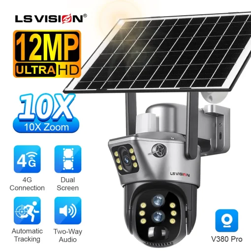 LS VISION 6K 10X Zoom Solar Vigilancia