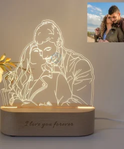 Lámpara 3D con foto personalizada