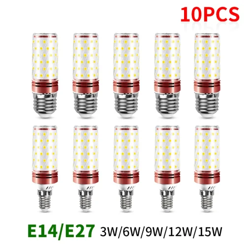 Lámpara E27 LED 10 PCS