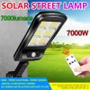 Lámpara Solar Exterior 7000 lm LED COB Súper Brillante