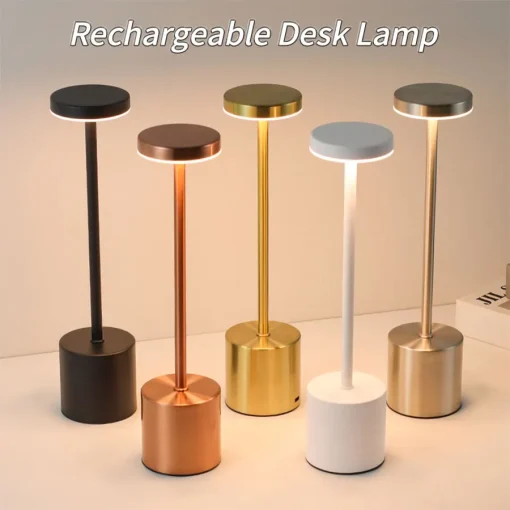 Lámpara de mesa LED recargable