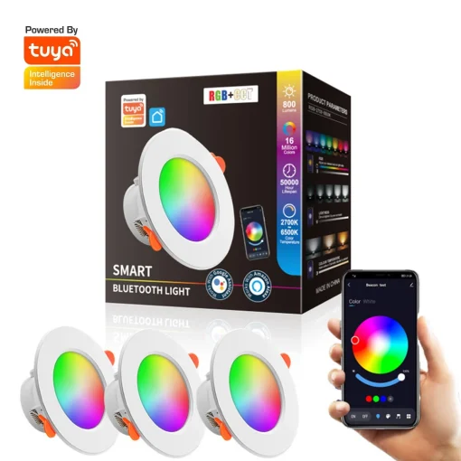 Lámpara de techo LED Bluetooth TUYA