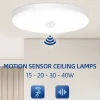 Lámpara de techo PIR con sensor de movimiento