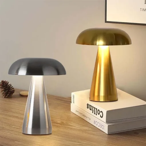 Lámpara retro de mesa Mushroom