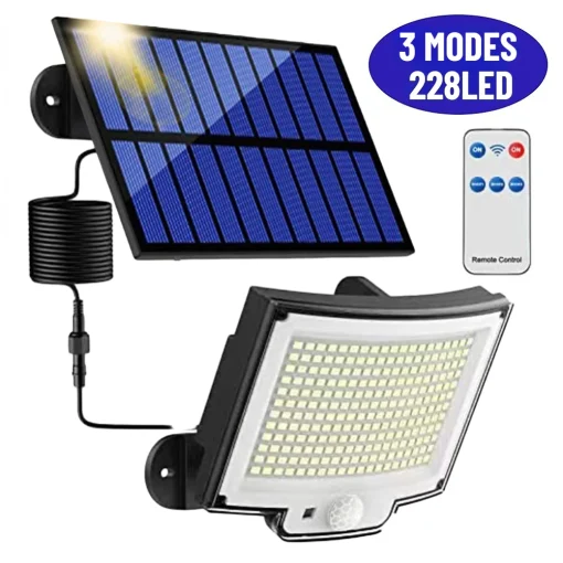 Lámpara solar con sensor de movimiento de 106318 LED