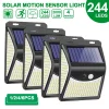 Lámpara solar exterior LED de 244