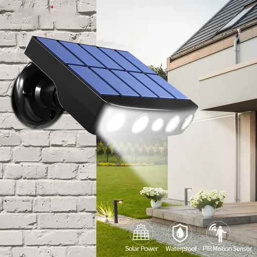 Lámpara solar potente LED exterior