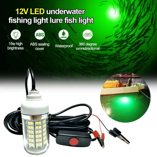 Lámpara trampa Pesca LED 12V 100W