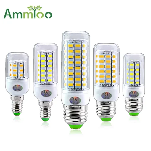 Lámparas LED E27 E14 SMD 5730 Bombillas