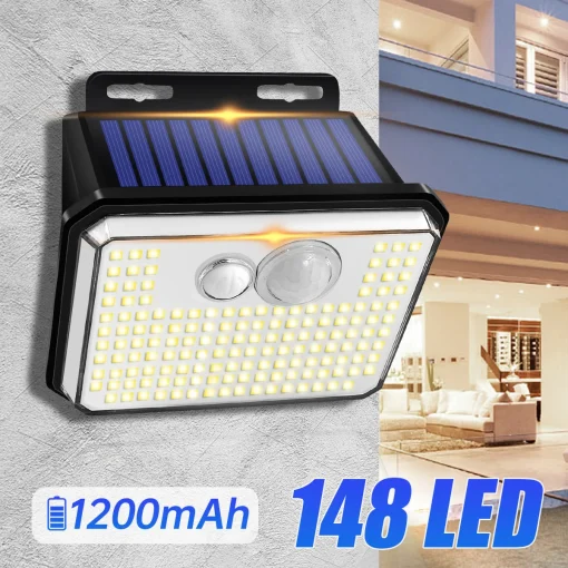 Lámparas Solares LED 148 Impermeables IP65