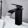 Lavabo Cascada Acero inoxidable, grifo alto y bajo