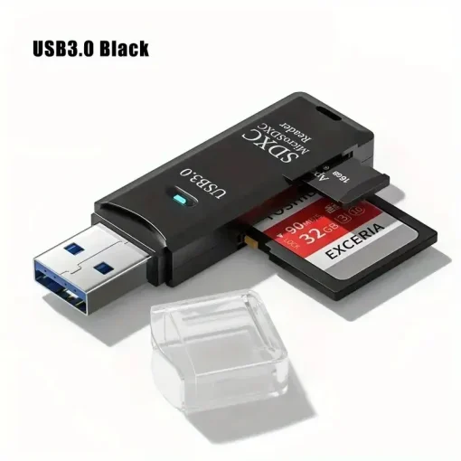 Lector tarjeta Micro SD USB 3.0 2.0 2 en 1