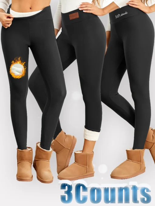 Leggins térmicos de terciopelo