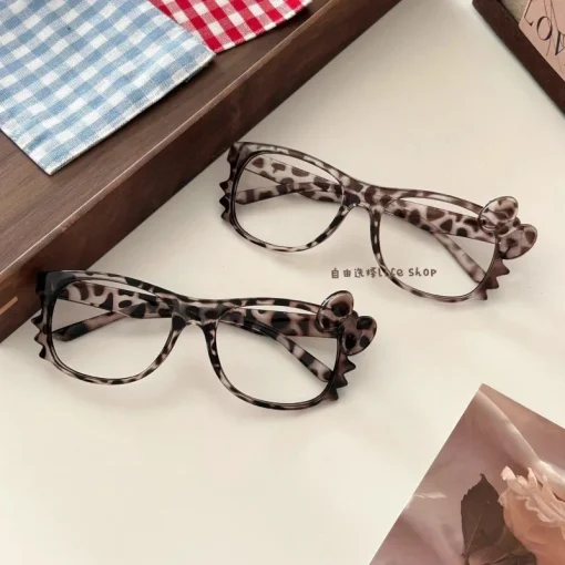 Lentes Hello Kitty, kawaii, animal print, anime